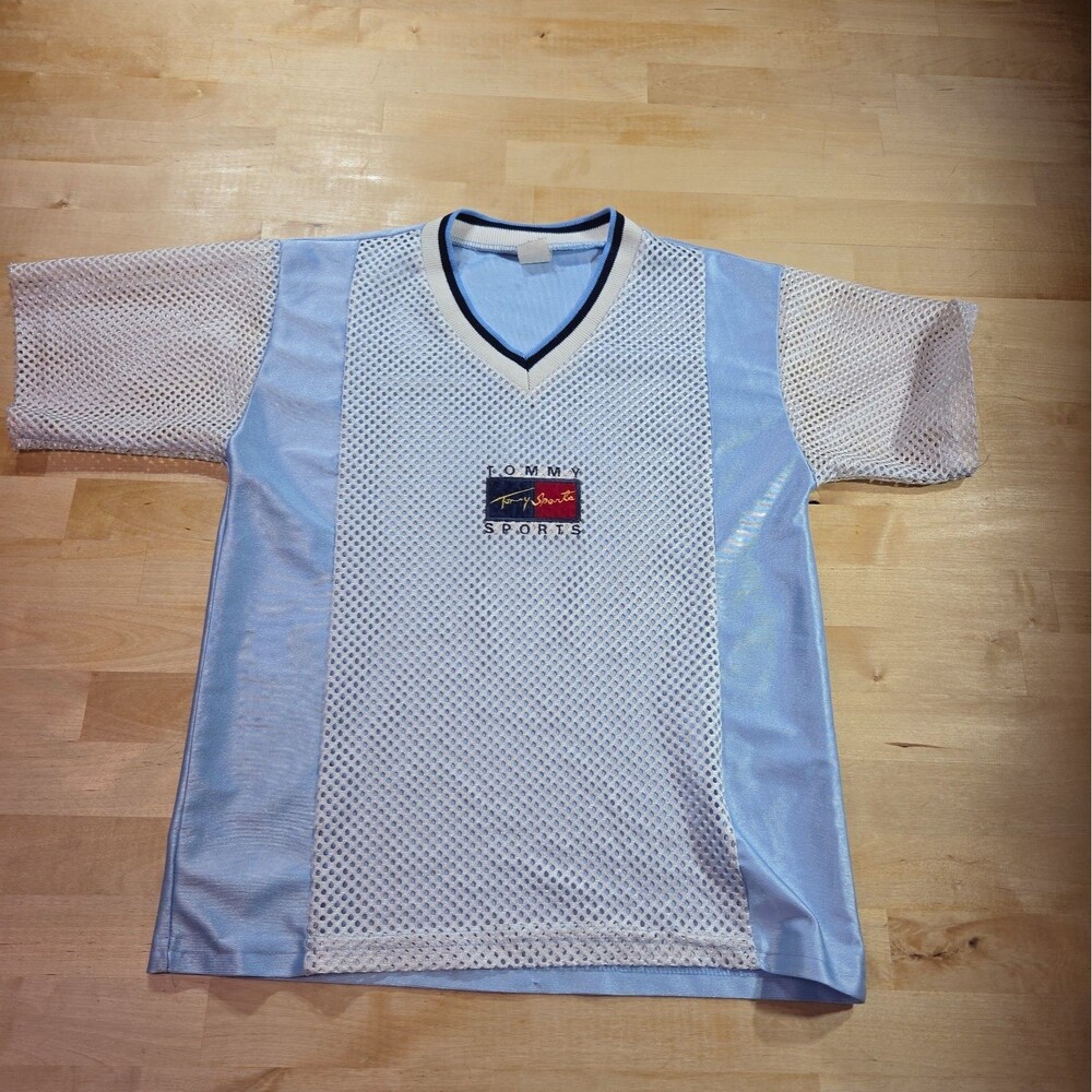 Vintage Tommy Sports Kids XXL Mesh Shirt